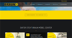 Desktop Screenshot of braun-moebel.de